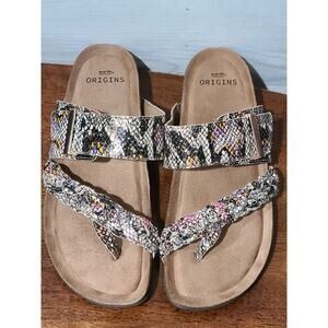 Earth Origins multi color Sandals Sz 8